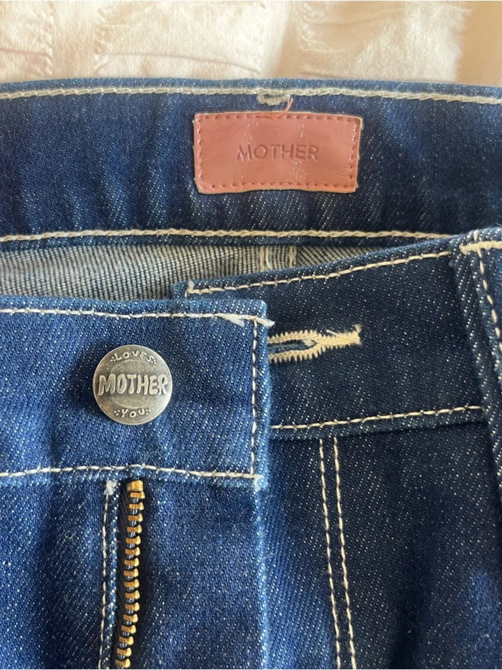 MOTHER Dark Blue Flare Jeans